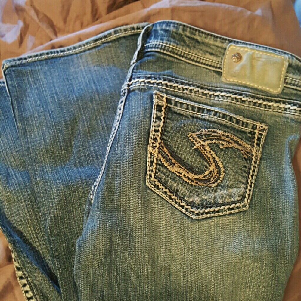 Silver jeans